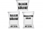 DEMİR SÜLFAT, BAKIR SÜLFAT, MAGNEZYUM SÜLFAT